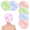 Marrkhor 12-Pcs Shower Cap for Women, Ideal for All Hair Lengths and Thicknesses - Reusable, Waterproof and Washable Perfect Hair Cap for Bathing Durable Hair Cap - Beautiful Style Multicolor