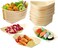 Marrkhor 24-Piece Disposable Bamboo Bowl 21 cm x 11 cm
