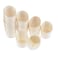 Marrkhor 18-Piece Disposable Bamboo Snacks Holder
