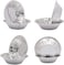 Marrkhor 100-Piece Aluminum Foil Tart Cases, Reusable Silver Round Muffin Cases for Everyday Baking and Parties
