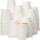 Marrkhor 200-Piece 8oz Coffee Cups, Disposable Paper White Hot/Cold Drinking Cups, Perfect for Family, Office, Picnic and Party Drinkings