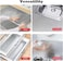Marrkhor Kitchen Waterproof Oil Proof Aluminum Foil Sticker, Removable and Self Adhesive Paper for Kitchen Countertops Cabinet