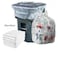 Marrkhor 230-Piece White Flat Garbage Bag 45 x 50 cm