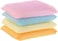 Marrkhor 4-Piece Kitchen Cleaning Sponge, Non-Scratch Double-Sided Scrubber Sponge Brush for Dishes Sink and Bathroom Efficient Scouring Pad for Pot, Pan, Household Cookware