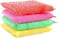 Marrkhor 4-Piece Kitchen Cleaning Sponge, Non-Scratch Double-Sided Scrubber Sponge Brush for Dishes Sink and Bathroom Efficient Scouring Pad for Pot, Pan, Household Cookware