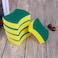 Marrkhor 6-Piece Scouring Pad Non-Scratch Scouring Sponges, Cleaning Pads Easy Hand For Scouring Kitchen, Dishwashing