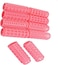 Marrkhor 10-Piece Hair Stylish Curler Roller Plastic Roller - light pink