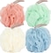 Marrkhor 4-Piece Body Sponge, Shower Bath Sponges