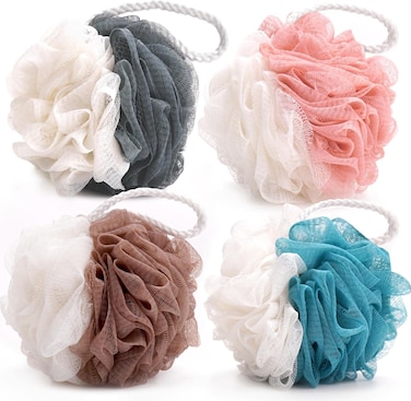 Marrkhor 3-Piece Body Sponge, Shower Bath Sponges