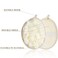 Marrkhor 2-Piece Bath Shower Pouf Body Sponge Mesh Pouf Shower Ball