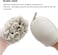 Marrkhor 2-Piece Body Sponge Brushes Pouf Mesh Brush Shower Glove with Flower Bath Ball-Multicolor