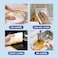 Marrkhor Kitchen Cleaning Wet Wipes 2-Pack (200 Count) Cleaning Wet Wipes For Kitchen, Oven, Powerful Cleaning &amp; Strong Oil Removal Safe on Skin