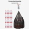 Marrkhor 7-Rolls Trash Bags Durable Disposable Plastic Household Kitchen Trash Bags, Household Garbage Bag Multicolor Kitchen Plastic Garbage Bag