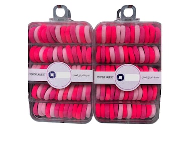 Marrkhor 60-Piece Soft Cotton Toddler Hair Ties for Girls and Kids, Multicolor Seamless Hair Bands