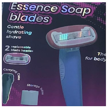 Marrkhor Essence Soap Blades, Gentle Hydrating Shave 2 Replaceable Blade Heads-For Men And Women