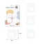 Marrkhor 4-Piece Magic Sticker Series Adhesive Hooks for Heavy Items &ndash; Load Capacity 2 KG