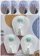 Marrkhor 3-Piece Adhesive Hooks, Load Capacity 2 KG