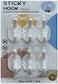 Marrkhor 6-Piece Double Hanging Sticky hooks