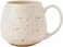 Marrkhor Bone Chine Speckled Cream Stoneware Coffee Mug 400ml with Rustic Texture, Matte Glaze,Drinkware for Hot Tea