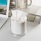 Marrkhor Tissue Box Round- Acrylic Round Transparent Tissue Box Dispenser For Kitchen Bedroom Office