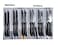 Marrkhor 12-Piece Stainless Steel Knife Set- Ultra Sharp Cooking Knives, Perfect for Chopping Fruits &amp; Vegetables (Black)