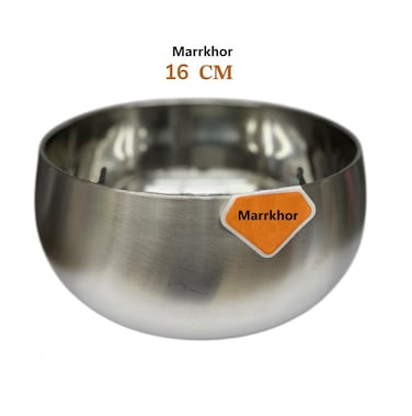 Marrkhor 1-Piece Stainless Steel Bowl for Kitchen