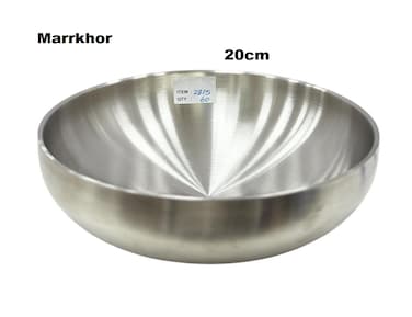 Marrkhor 1-Piece Stainless steel Bowl