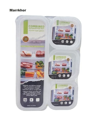 Marrkhor 5-Piece Combined Food Storage Boxes