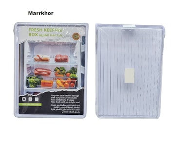 Marrkhor Plastic Food Container with Lid- Fresh Keeping Box (Small)