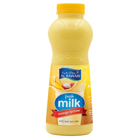 Buy Al Rawabi Mango Lychee Milk, 500ml Online Carrefour UAE