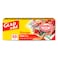 Glad Storage Zipper Bags, 50 Bags, 16.8cmx18cm
