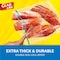 Glad Freezer Zipper Bags, 40 Bags, 16.8x18cm