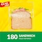 Glad Sandwich Fold-Top Bags, 180 Bags, 13.5x16cm