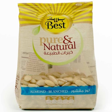 Best Pure and Natural Blanched Whole Almonds, 325g