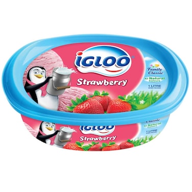Igloo Strawberry Ice Cream, 1L