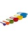 Plastic Measuring Cups and Spoons 6 Pcs Set, Multi color, 2017-152