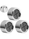 3 Pieces Kitchen Towel Hooks Round Adhesive Dish Towel Hook Premium Chrome Finish with Premium Chrome Finish for Kitchen, Bathroom, Cabinet