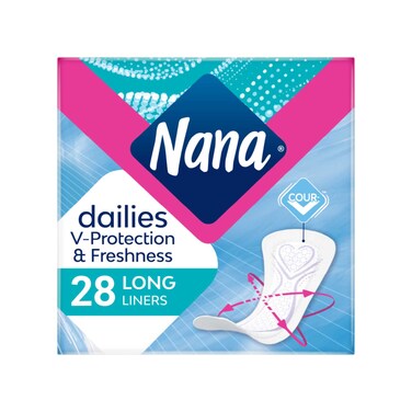 Nana Dailies Fresh Long Panty Liners 28 Liners