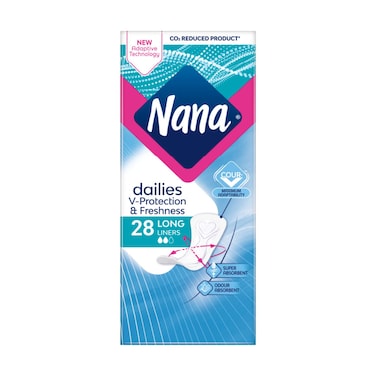 Nana Dailies Fresh Long Panty Liners 28 Liners