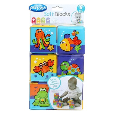 Playgro My First Bath Soft Blocks PG0181170 6 Months and above