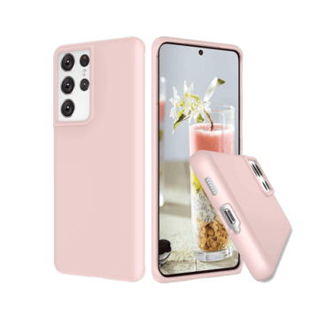 M SILICONE CASE GALAXY S21 ULTRA PINK
