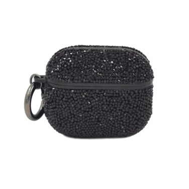 BLING WORLD STONE HARD AIRPODS PRO2 CASE BLACK