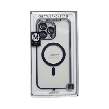 MOVENCHY TPU MAGSAFE CASE IPHONE 15 PRO MAX BLUE TITANIUM