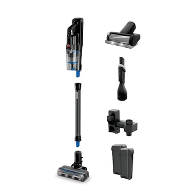 BISSELL PowerClean FurGuard 4241K &ndash; Self-Standing Cordless Vacuum with Self-Cleaning Brush Roll &amp; Upholstery Tool with LED Headlights, 2 Removable Batteries (Up to 100min) &ndash; 2-Year Warranty