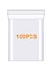 KASTWAVE 100 Count Quart Clear Reclosable Zip Plastic Poly Bags 9" X 12" with Heavy Duty Plastic Resealable Lock Seal Zipper Bags for Photo, Jewelry, Bakery, Treats, Party Favors
