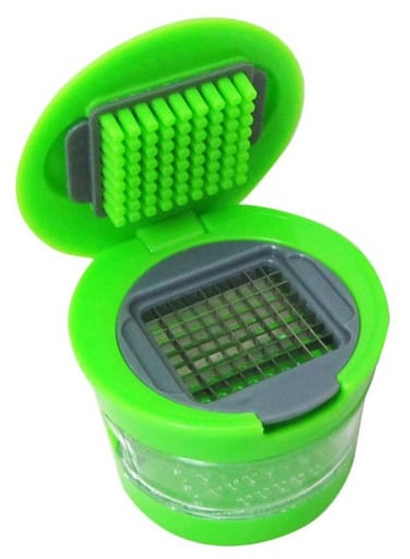 Cutter Chopper Manual Garlic Chopper Green 7.5 x 6cm