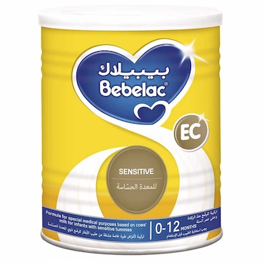 Bebelac Extra Care Sensitive Infant Milk Formula, from 0 to 12 Months, 400g