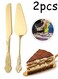 Serving Set Wedding Cake Knife and Server Set with Forks Cake Cutting Utensils Stainless Steel Cake Cutter Serrated Cake Knife Professional Dessert Server for Cake Cheese Pie Pizza