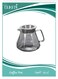 Coffee Pot 600ml Dark Diamond Design Glass Coffee Pot with High Press Lid for Heat Preservation, Coffee Server 02 Perfect for Preparing and Serving Coffee