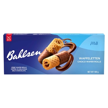 Bahlsen Waffeletten Milk Choco Wafers,100g
